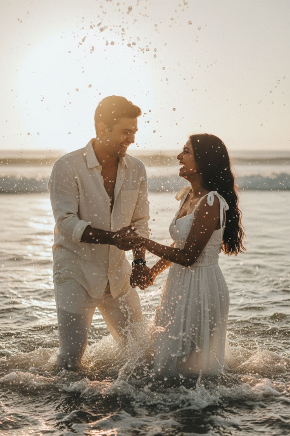 Engagement Session — Sophia & Liam | Sunset Beach Photoshoot | Image by SD