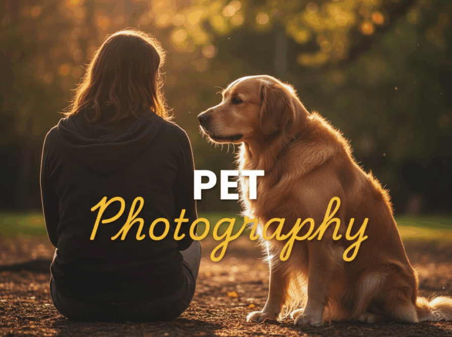 A moody, cinematic street photography style image of a beloved dog looking up at its owner in a beautiful Chirnside Park park at golden hour, capturing Chirnside Park pet photography heartfelt moments.