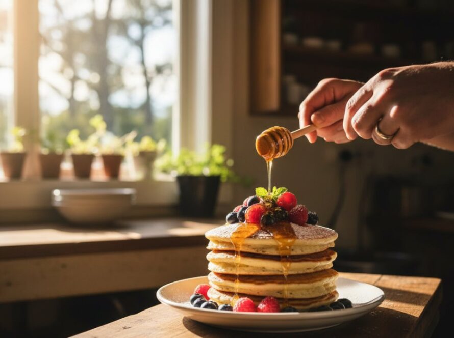 An exquisite close-up shot of a perfectly plated, vibrantly coloured dessert from a Cockatoo eatery, illuminated by soft natural light, showcasing the detailed artistry of Cockatoo Victoria artisan food photography, ready to entice diners.