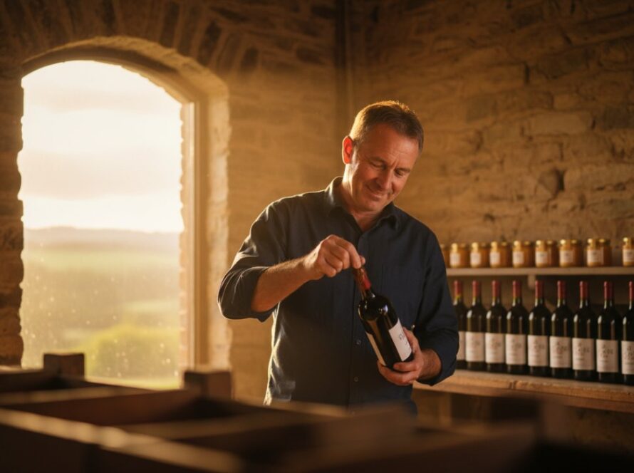An epic moment capture of a local artisan in Seville VIC advertising photography for local brands, showcasing their craft product with dramatic, natural light filtering through a rustic workshop window, highlighting texture and quality.