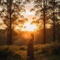 Sherbrooke maternity photography Dandenong Ranges sunset moments