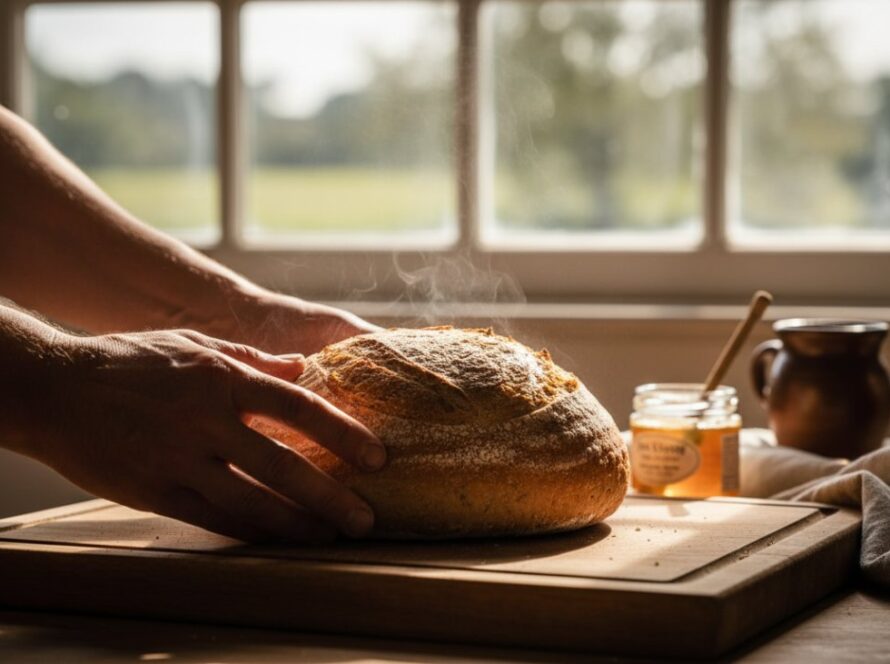 A beautifully lit, cinematic close-up of a handcrafted ceramic mug from a Wandin North artisan, delicately placed on a rustic wooden table with soft morning light streaming through a window, highlighting intricate details and texture, embodying Wandin North artisanal product photography storytelling.