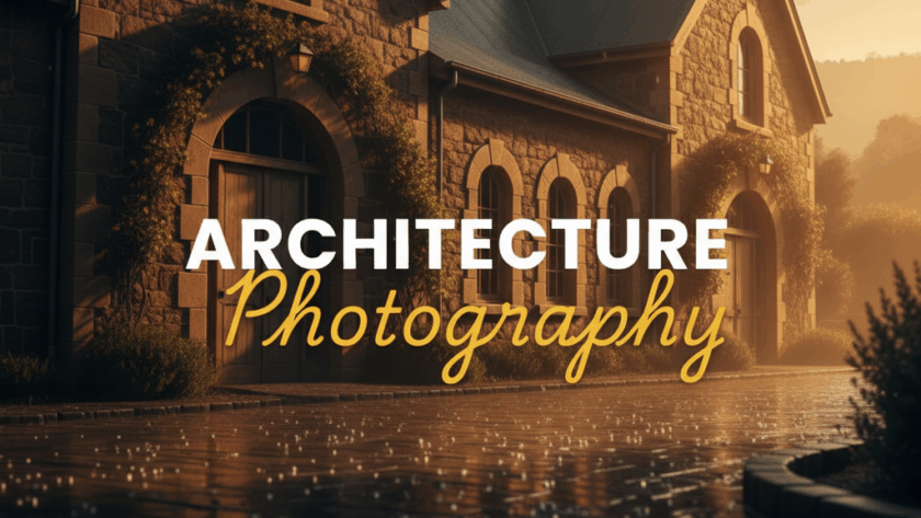 A moody, cinematic street photography style image capturing the intricate details of a historic winery's architecture in the Yarra Valley, showcasing Yarra Valley architectural photography expertise with dramatic lighting.