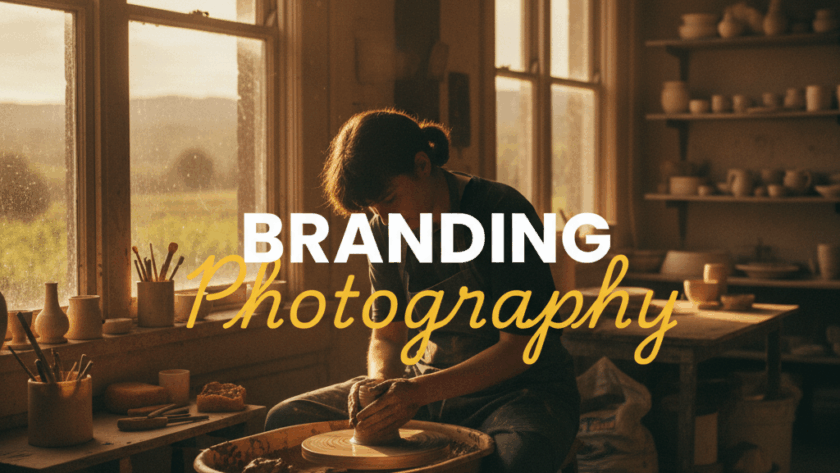 A moody, cinematic street photography style image capturing a local artisan's studio in the Yarra Valley, showcasing the essence of Yarra Valley branding photography for artisan businesses, with dramatic lighting and artistic composition.