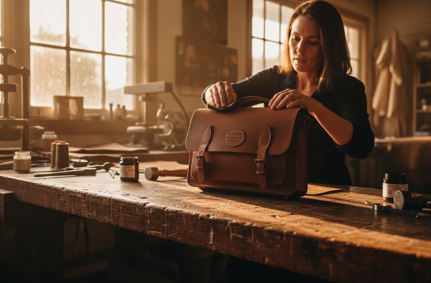 An inspiring wide-angle photograph capturing the essence of Ararat VIC boutique brand advertising photography, featuring local artisanal products beautifully displayed in a historic building with warm, golden hour lighting, conveying authenticity and elegance.