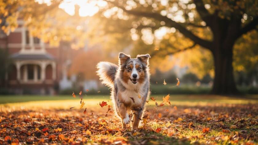 An ecstatic golden retriever mid-leap, catching a frisbee in slow motion, backlit by the setting sun in a lush Armadale park, embodying the joy of Armadale outdoor pet photography candid portraits. Professional, vibrant, dynamic shot.
