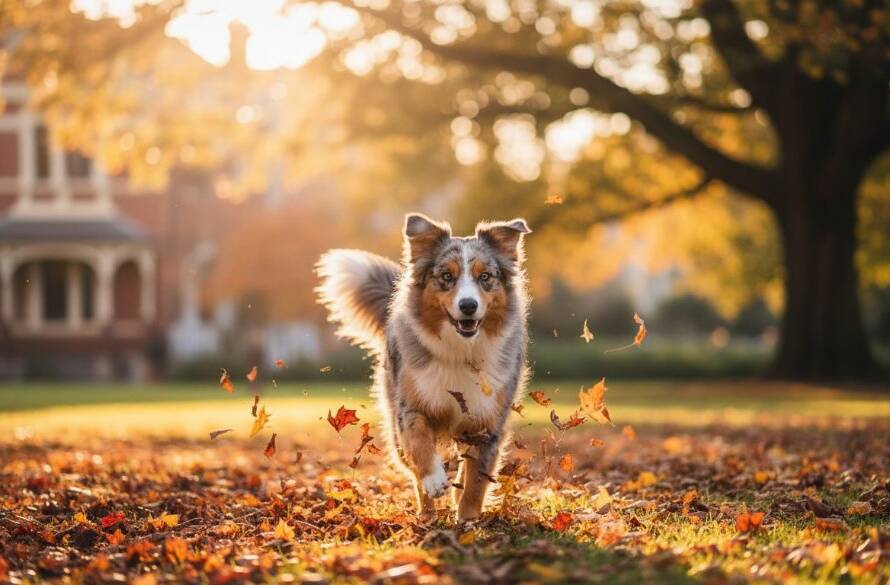 An ecstatic golden retriever mid-leap, catching a frisbee in slow motion, backlit by the setting sun in a lush Armadale park, embodying the joy of Armadale outdoor pet photography candid portraits. Professional, vibrant, dynamic shot.