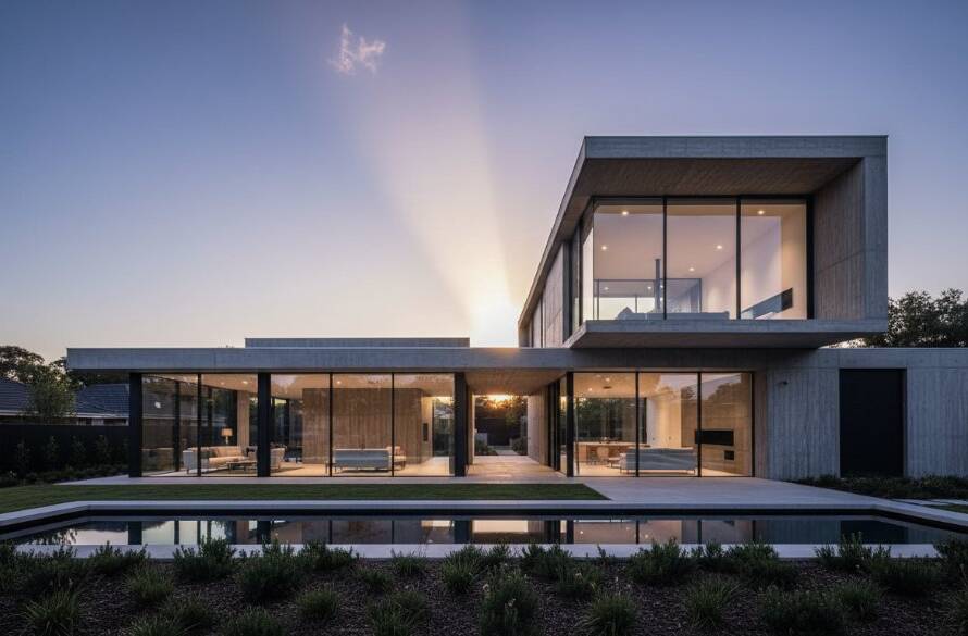 An epic, dramatically lit photograph showcasing the intricate details of a heritage building facade in Ashburton, Victoria, embodying exquisite Ashburton Architectural Photography Melbourne East.