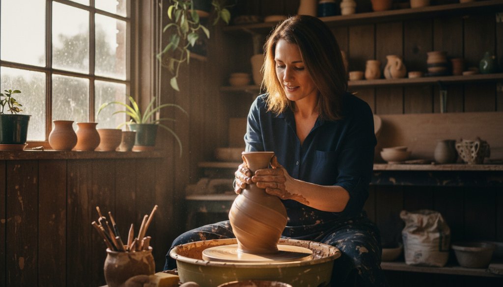 A dramatic close-up of a handcrafted gourmet food product, perhaps a bespoke artisan chocolate, being delicately placed on a rustic timber board in a sun-drenched Ashwood cafe. The shot, an example of Ashwood Victoria product photography for local businesses, features a shallow depth of field, highlighting rich textures and professional, warm lighting, evoking a sense of luxury and quality. This epic moment captures the essence of artisanal craftsmanship.