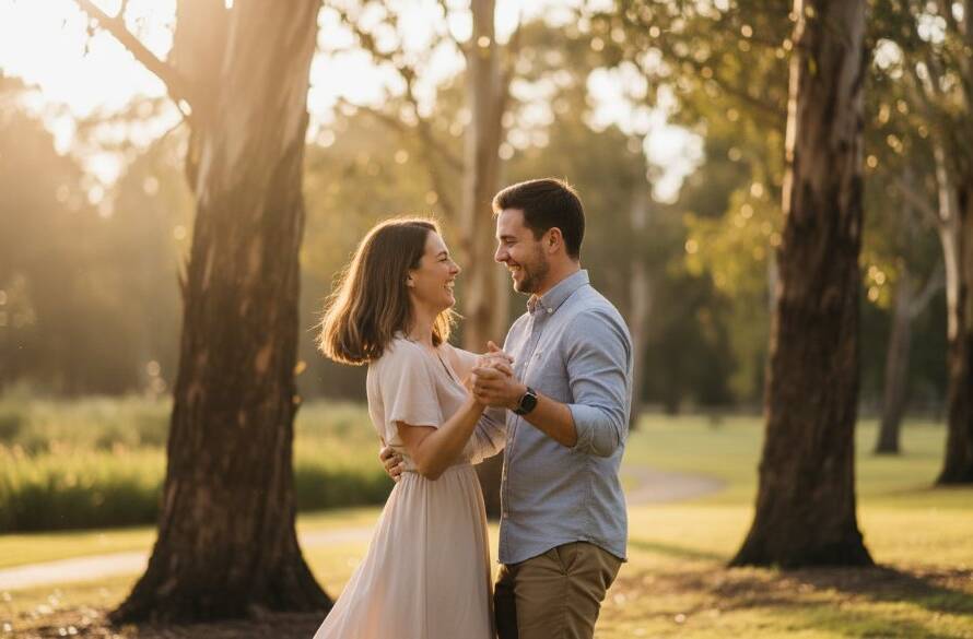 A heartwarming candid moment captured in Blackburn, Victoria, featuring a family laughing joyfully under the soft afternoon light near Blackburn Lake, showcasing authentic candid photography Blackburn Victoria with beautiful bokeh and professional color grading.