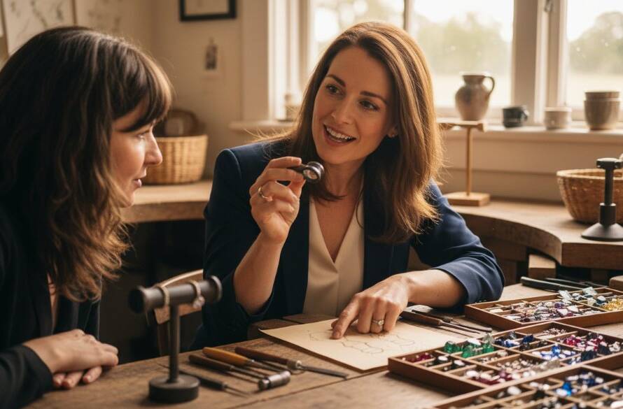 A dynamic, epic moment photograph of a small business owner passionately discussing their craft in a sun-drenched Beaconsfield cafe, showcasing Beaconsfield Victoria authentic personal branding photography, with a warm, inviting atmosphere and professional color grading.