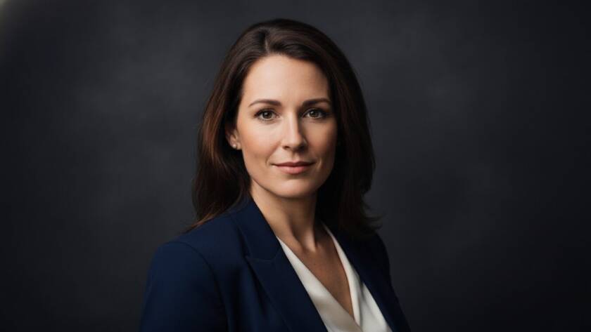 A stunning, dramatic portrait showcasing bespoke studio photography in Deer Park Melbourne, with a subject radiating confidence under cinematic lighting, capturing an epic, professional moment.