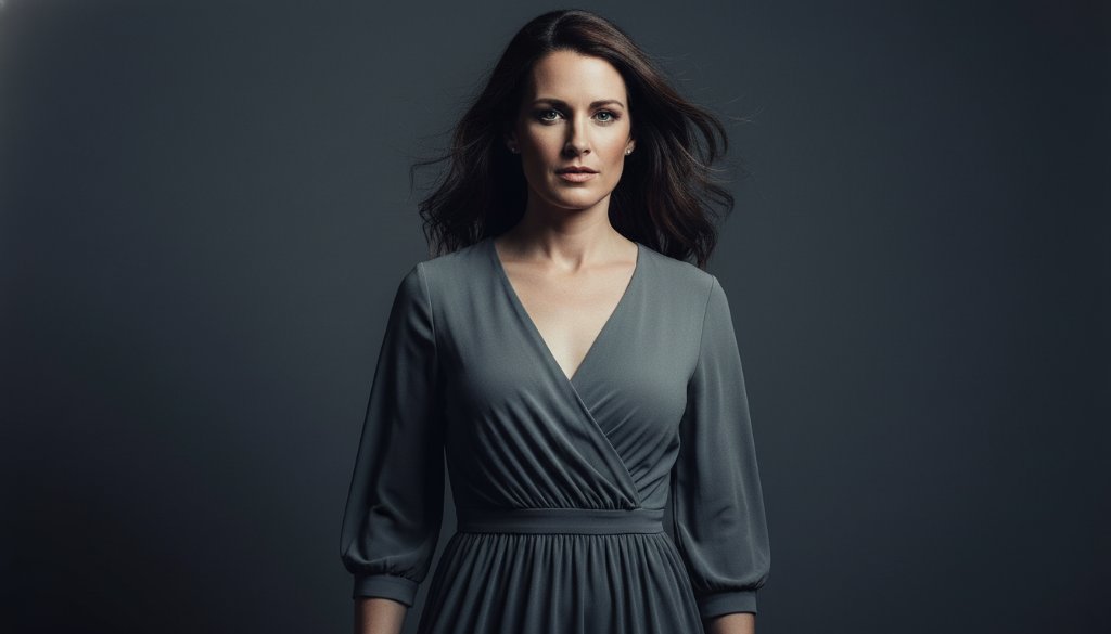 A dramatic, high-key Black Rock studio photography creative portraits session, featuring a subject with intense eye contact, bathed in soft, ethereal light, capturing a profound and intimate moment.