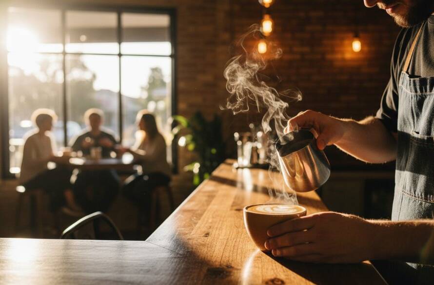An epic, professionally color-graded shot of a local artisan's handcrafted product dramatically lit in a bustling Blackburn market stall, showcasing the power of Blackburn advertising photography boosting local business presence to attract customers.