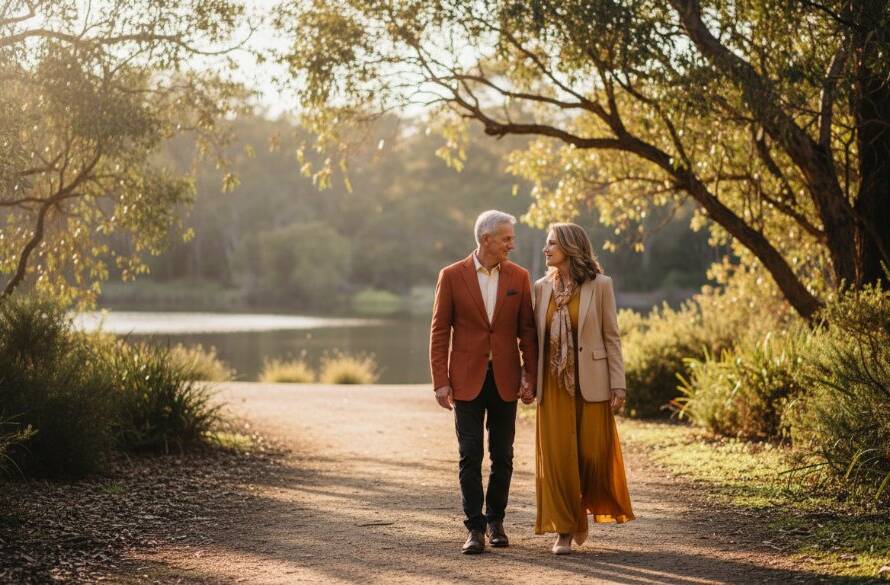 A dramatic, cinematic fine art portrait captured using Blackburn South Fine Art Photography Services, featuring a subject silhouetted against a golden hour sky near Blackburn Lake, evoking emotion and timeless elegance.