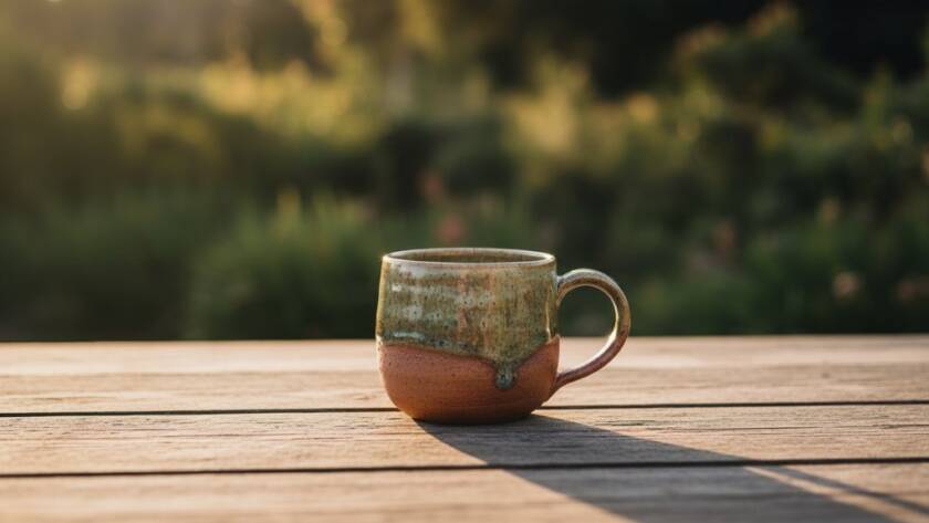 Dynamic close-up of a handcrafted Boronia artisanal product photography studio capturing a bespoke ceramic piece, bathed in dramatic studio lighting, highlighting intricate textures against a blurred, elegant background.