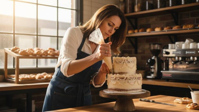 An epic moment captured in Brighton East lifestyle editorial photography excellence, showing a local artisan passionately crafting unique ceramic pieces in their sunlit studio, with vibrant natural light illuminating the scene, emphasising focus and dedication.