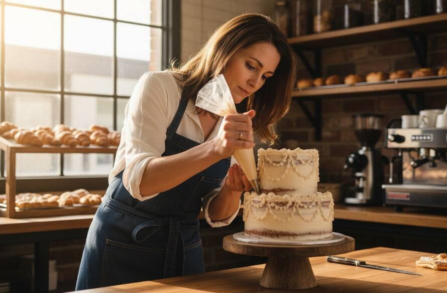 An epic moment captured in Brighton East lifestyle editorial photography excellence, showing a local artisan passionately crafting unique ceramic pieces in their sunlit studio, with vibrant natural light illuminating the scene, emphasising focus and dedication.