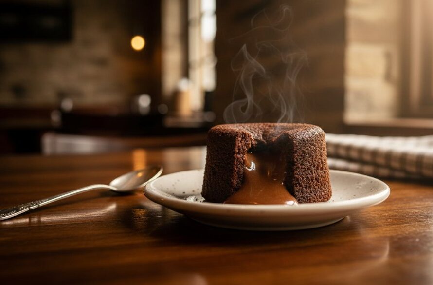 A dramatically lit, close-up photograph of a chef's hand meticulously garnishing a gourmet dish with delicate micro-herbs, steam rising subtly, set in a rustic Buninyong cafe kitchen, embodying professional food photography elevating local eateries.