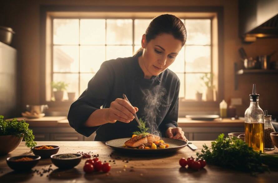 Dynamic wide shot showcasing the vibrant energy of a local artisan creating pottery in a light-filled studio in Murrumbeena, Victoria, captured with authentic Murrumbeena editorial photography style, emphasizing craftsmanship and passion.