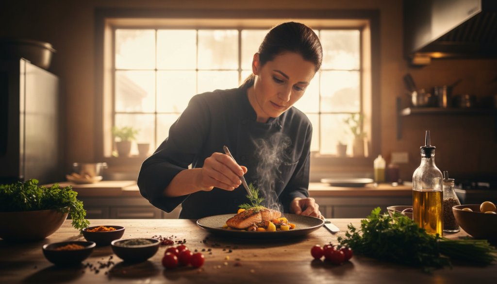 Dynamic wide shot showcasing the vibrant energy of a local artisan creating pottery in a light-filled studio in Murrumbeena, Victoria, captured with authentic Murrumbeena editorial photography style, emphasizing craftsmanship and passion.