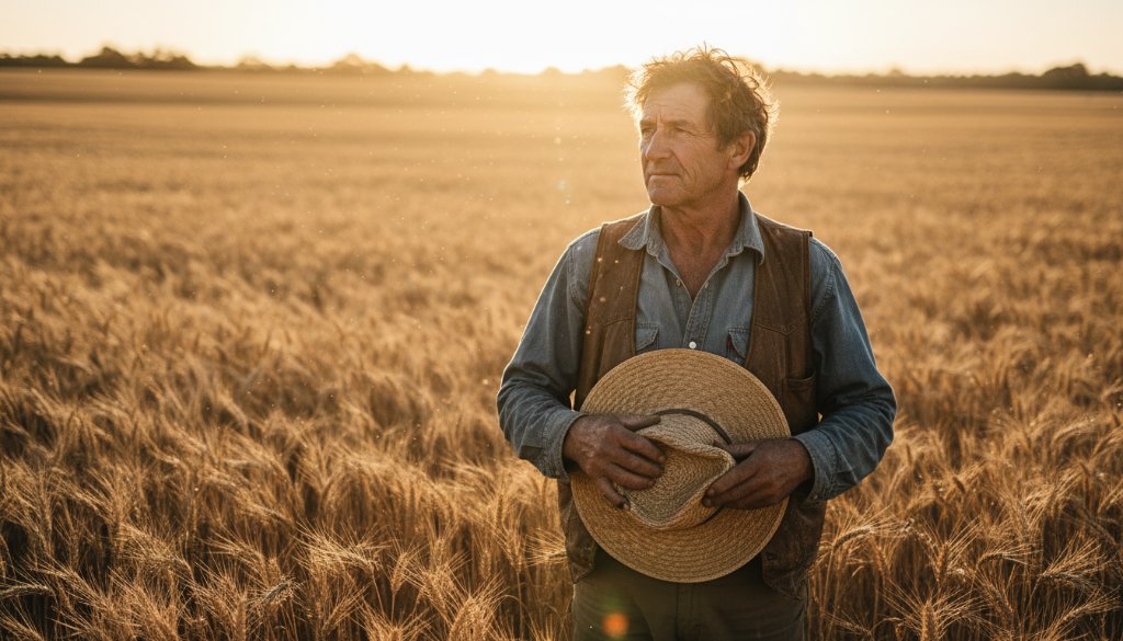 Dynamic wide shot of a local Horsham artisan, perhaps a ceramicist, intensely focused on their craft in a sun-drenched studio, captured during the process of Capturing Horsham Victoria's editorial narratives professionally. Golden light illuminates the intricate details of their work, emphasizing dedication and skill, creating an epic moment for a publication.