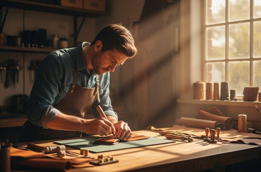 Dynamic Croydon North editorial photography for local businesses, capturing a chef's triumphant moment in a bustling open kitchen, dramatically lit with warm tones, showcasing local culinary excellence in an epic, high-energy shot.