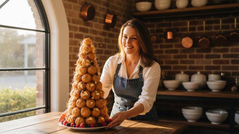 Dramatic portrait of a creative entrepreneur, a local artisan, caught in an epic moment of thoughtful creation in their sunlit Croydon studio, showcasing Croydon Victoria bespoke personal brand photography.
