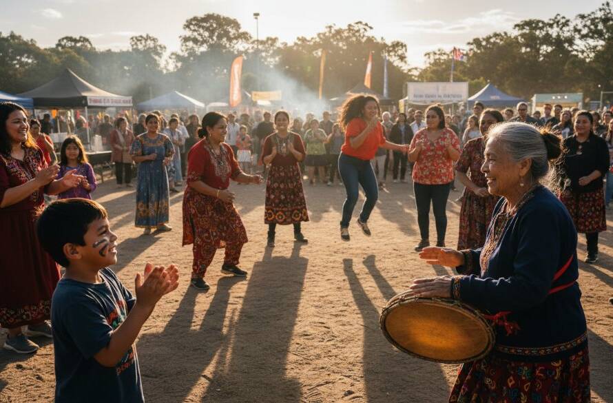 A dynamic, dramatic editorial photograph showcasing a local Deer Park Victoria community event, with vibrant participants in motion, expertly captured to embody the compelling visual narratives of the area under dramatic afternoon light, perfect for Deer Park Victoria editorial photography for compelling visual narratives.