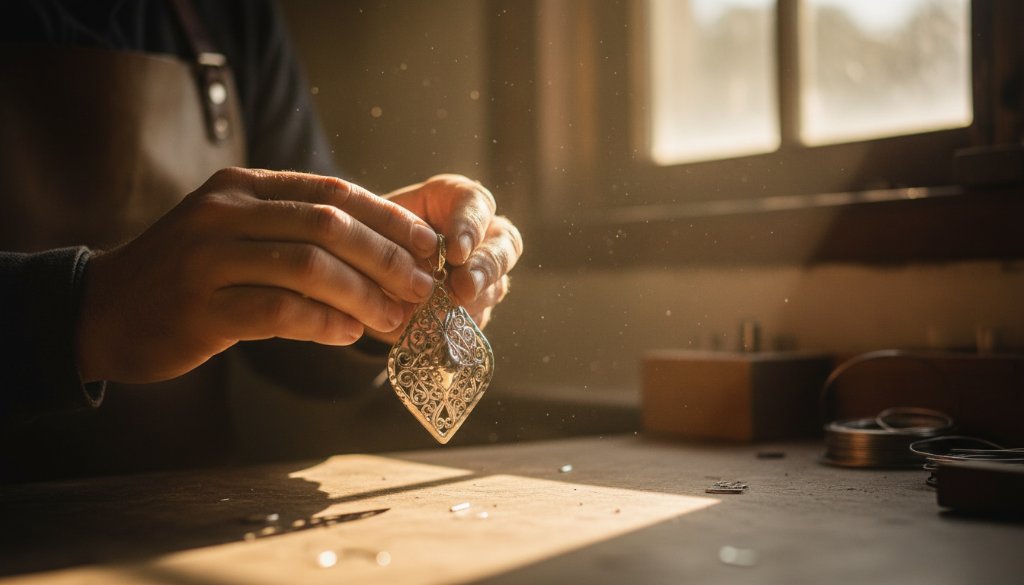 Dynamic close-up of a handcrafted ceramic mug from a Delacombe local artisan product photography session, dramatically lit to highlight its texture and glaze, capturing the essence of local craftsmanship.