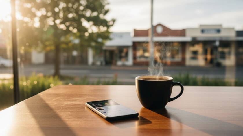 An epic moment captured in Ringwood North: dynamic advertising photography showcasing a handcrafted artisanal product bathed in dramatic natural light, emphasizing its unique texture and quality, with a subtle, blurred background hinting at a local Ringwood North market stall.