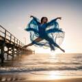 Dynamic coastal dance photography Tooradin Jetty: Capture Movement