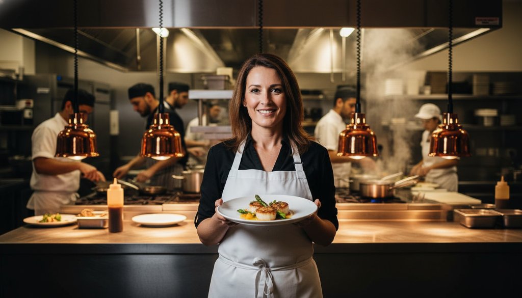 Dramatic wide shot of a local artisan passionately crafting bespoke jewellery in a sun-drenched, rustic East Geelong studio, captured as dynamic East Geelong editorial photography with rich, warm tones and focused light on the intricate work.