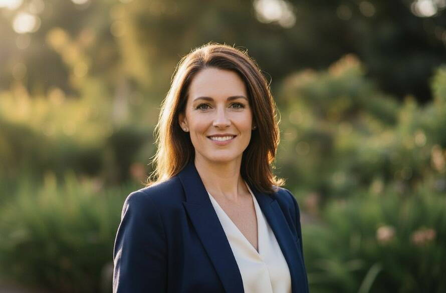 A modern professional, radiating confidence, captured in dynamic Mulgrave professional headshots against a softly blurred Mulgrave urban backdrop, dramatic studio lighting highlighting their determined expression, creating an epic, inspiring portrait that boosts their career presence.