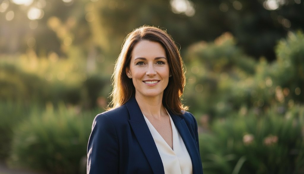 A modern professional, radiating confidence, captured in dynamic Mulgrave professional headshots against a softly blurred Mulgrave urban backdrop, dramatic studio lighting highlighting their determined expression, creating an epic, inspiring portrait that boosts their career presence.