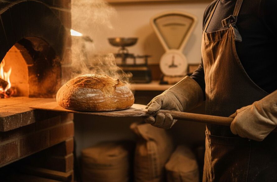 A dramatic, high-angle shot of a local artisan in East Geelong meticulously crafting a bespoke item in their sunlit workshop, showcasing the essence of their brand through 'Elevate East Geelong Business Branding Photography', with professional colour grading and cinematic lighting.