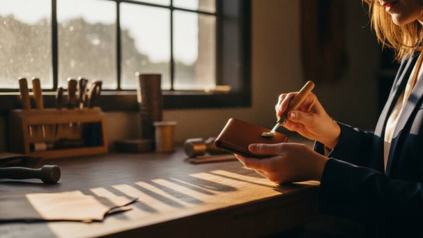 A beautifully composed, high-angle shot showcasing handcrafted ceramic mugs from a local Heatherdale artisan, bathed in soft, natural light, highlighting textures and unique designs, capturing the essence of elevating Heatherdale brand visuals with professional product photography.