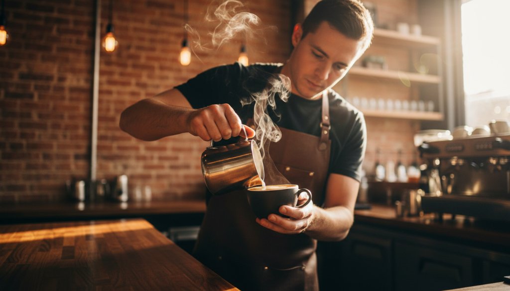 A dynamic, high-angle shot showcasing a local Kealba artisan meticulously crafting bespoke jewellery in their workshop, bathed in dramatic golden hour light, perfectly capturing the essence to elevate Kealba business visuals with professional commercial photography and highlight their dedication.