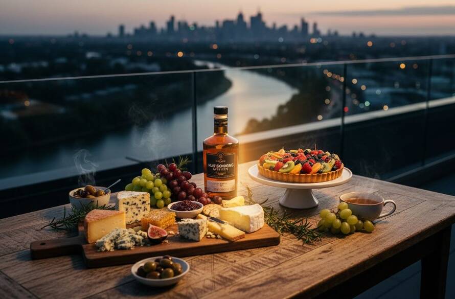Dramatic close-up of a handcrafted ceramic vase, exquisitely lit with soft, warm light against a blurred Maribyrnong river view at sunset, showcasing how to Elevate Maribyrnong Brands with Premium Product Photography through exceptional artistry.