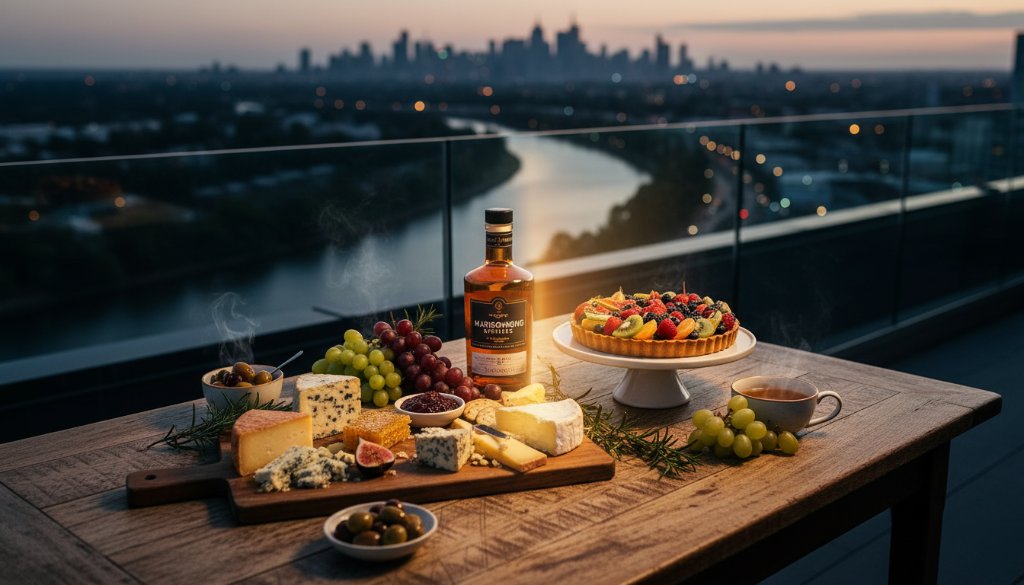 Dramatic close-up of a handcrafted ceramic vase, exquisitely lit with soft, warm light against a blurred Maribyrnong river view at sunset, showcasing how to Elevate Maribyrnong Brands with Premium Product Photography through exceptional artistry.