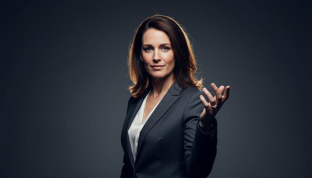 Epic moment: A successful entrepreneur in Rowville, Victoria, powerfully poses for professional studio photography, capturing their brand's essence with dramatic backlighting and a confident expression. This image aims to elevate their brand with studio photography Rowville Victoria.