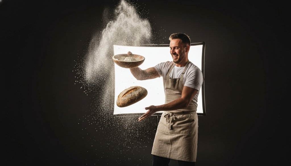 An evocative close-up shot of a local Mont Albert artisan meticulously crafting a custom piece in a modern studio, showcasing the passion and precision that elevate their Mont Albert brand with professional studio photography, captured with dramatic, cinematic lighting.