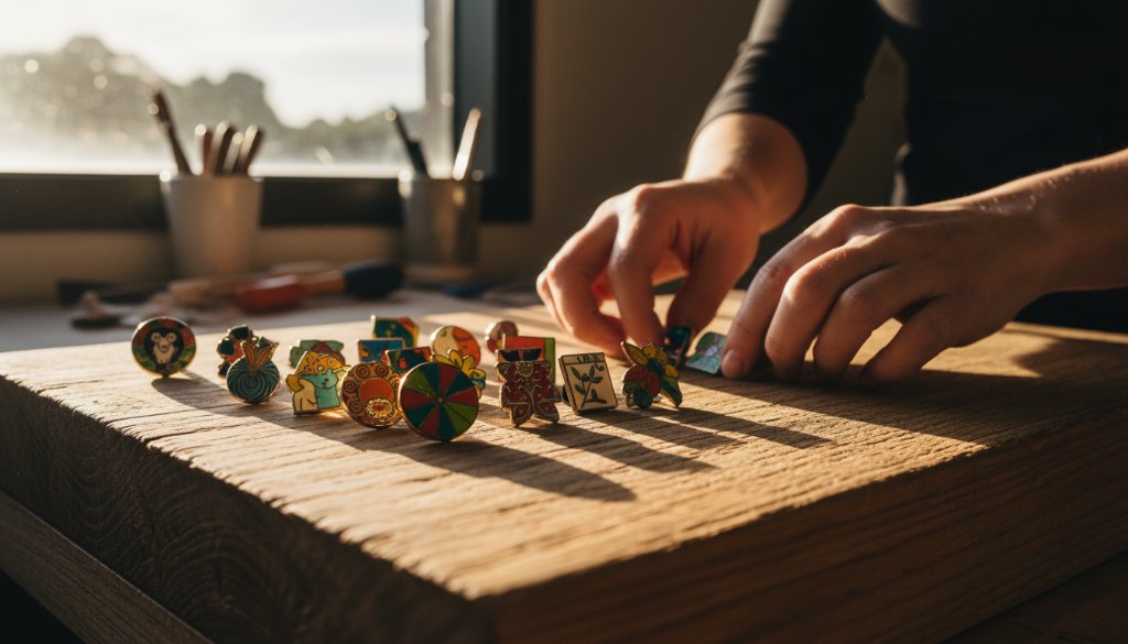 An epic moment capturing a beautifully handcrafted ceramic mug, gleaming under dramatic studio lighting in a Dingley Village artisan's workshop, perfectly showcasing how elevating Dingley Village product photography for local artisans transforms their craft.