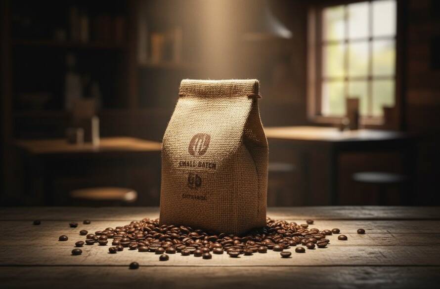 An epic moment captured: a close-up, dramatic shot of a handcrafted artisan ceramic bowl with a unique glaze, beautifully illuminated to showcase its texture and form, representing elevating local Clyde product photography for artisan brands, set against a softly blurred, warm studio background.