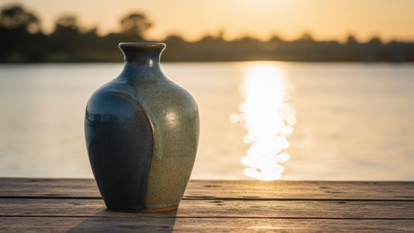 An epic moment captured, showcasing a local Yarrawonga business's artisanal product with dramatic backlighting and a vibrant, authentic atmosphere, embodying the spirit of Elevating Yarrawonga Brands with Professional Advertising Photography.