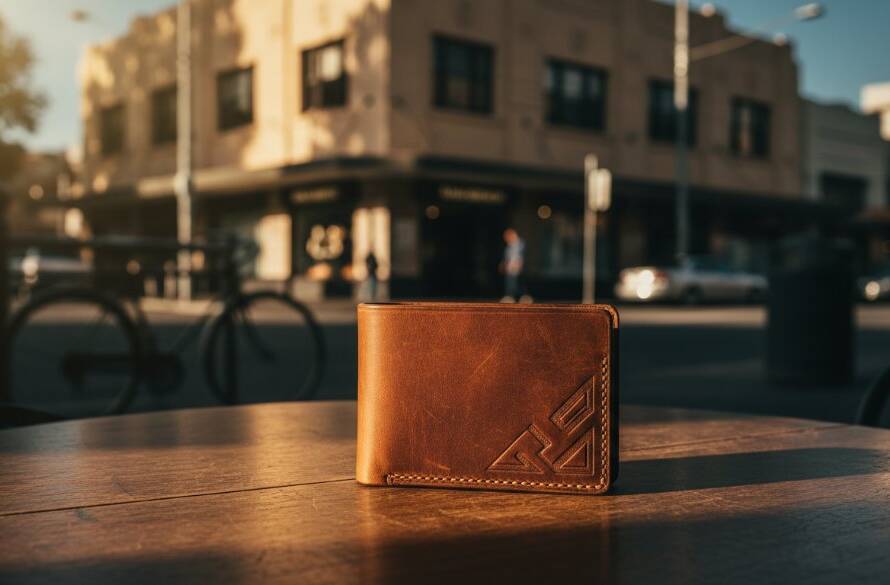 Dramatic, professionally lit photograph showcasing a meticulously arranged collection of local artisan products, captured with expert Elsternwick professional product photography for local brands techniques, highlighting textures and unique details against a sophisticated, subtly blurred Elsternwick street backdrop at dusk.