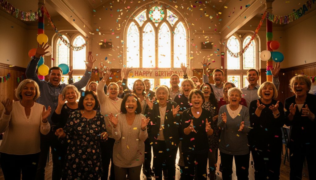 Vibrant candid shot of guests laughing and cheering at a milestone birthday party in Endeavour Hills, professionally captured by Image by SD, showcasing joyful Endeavour Hills party photography capturing candid moments.