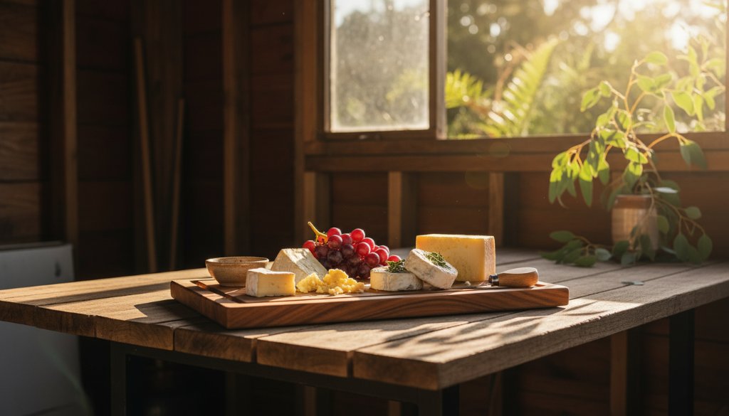 An exceptional product photography Croydon North scene featuring a handcrafted artisan ceramic mug from a local Croydon North pottery studio, dramatically lit by a warm, golden sunrise through a window, casting long shadows and highlighting the intricate glaze and texture. The mug is placed on a rustic wooden table with a soft bokeh background of a leafy garden, evoking a sense of local craft and serene morning light, captured with professional colour grading.