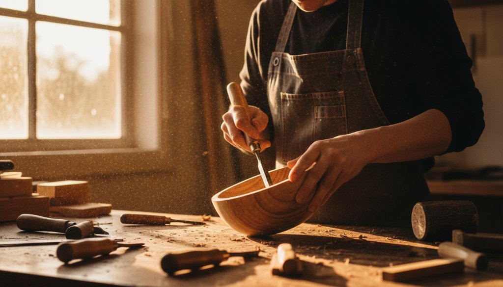 An aerial view of a bustling Buninyong marketplace, showcasing local businesses and vibrant community life, captured with dramatic morning light. Expert Buninyong Commercial Photography for Modern Victorian Brands.