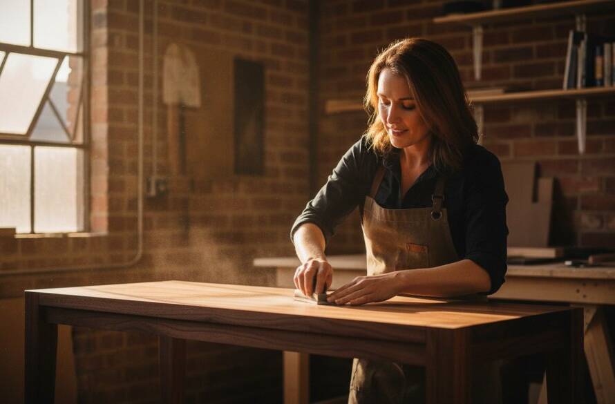 Dynamic wide shot showcasing expert commercial photography Scoresby Victoria for small businesses, featuring a skilled photographer capturing a vibrant product on a modern factory floor in Scoresby, with dramatic lighting highlighting the precision and innovation.